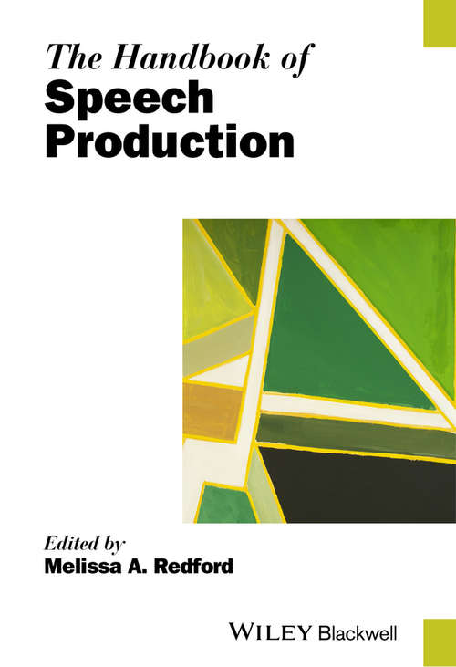 Book cover of The Handbook of Speech Production (Blackwell Handbooks in Linguistics)