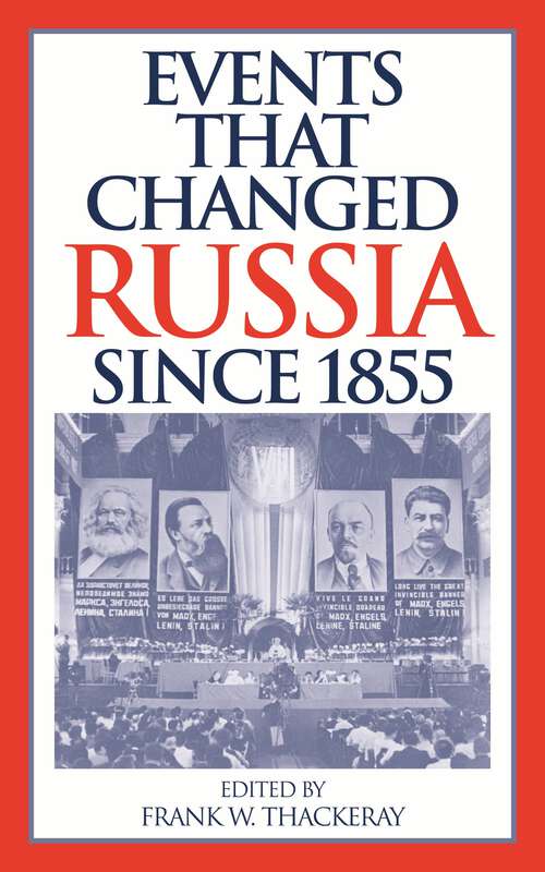 Book cover of Events That Changed Russia since 1855