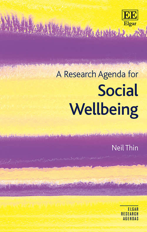Book cover of A Research Agenda for Social Wellbeing (Elgar Research Agendas)