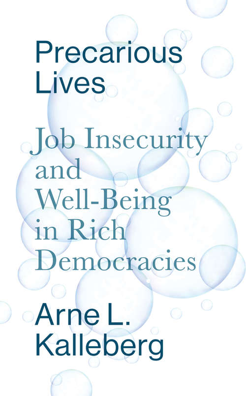 Book cover of Precarious Lives: Job Insecurity and Well-Being in Rich Democracies