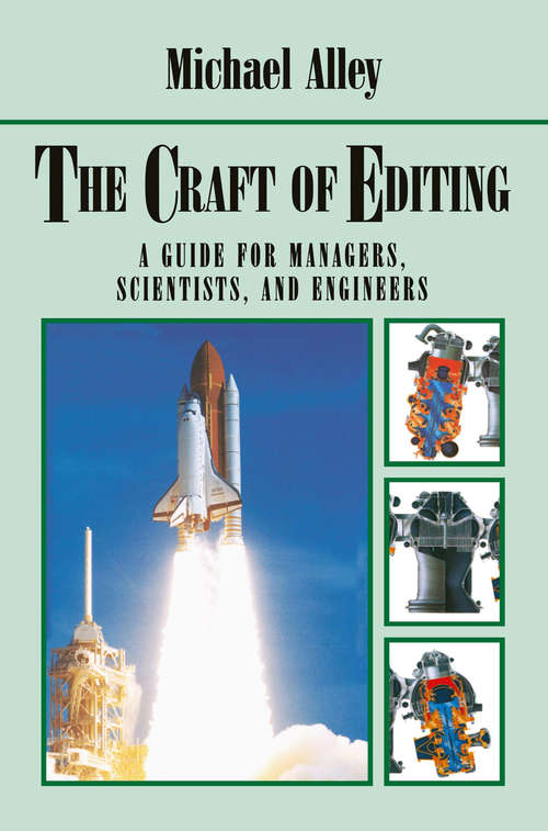 Book cover of The Craft of Editing: A Guide for Managers, Scientists, and Engineers (2000)