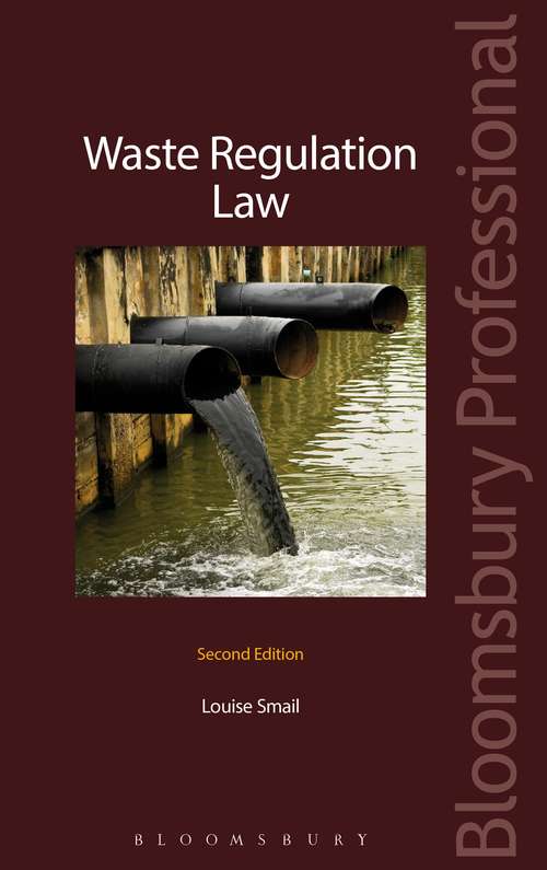 Book cover of Waste Regulation Law