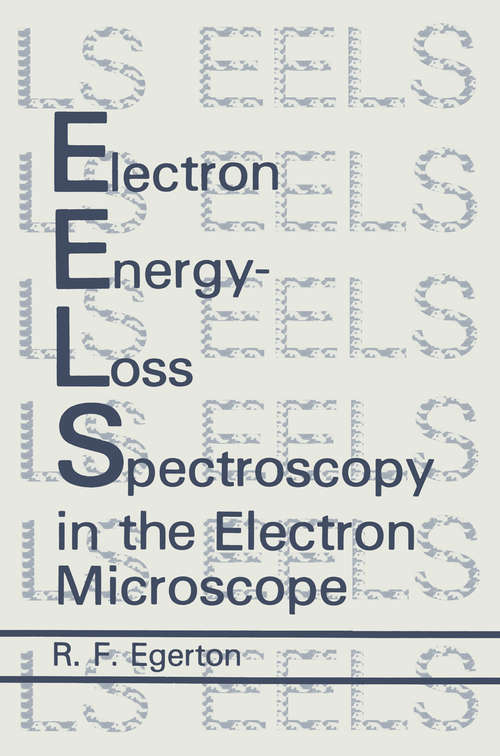 Book cover of Electron Energy-Loss Spectroscopy in the Electron Microscope (1995)