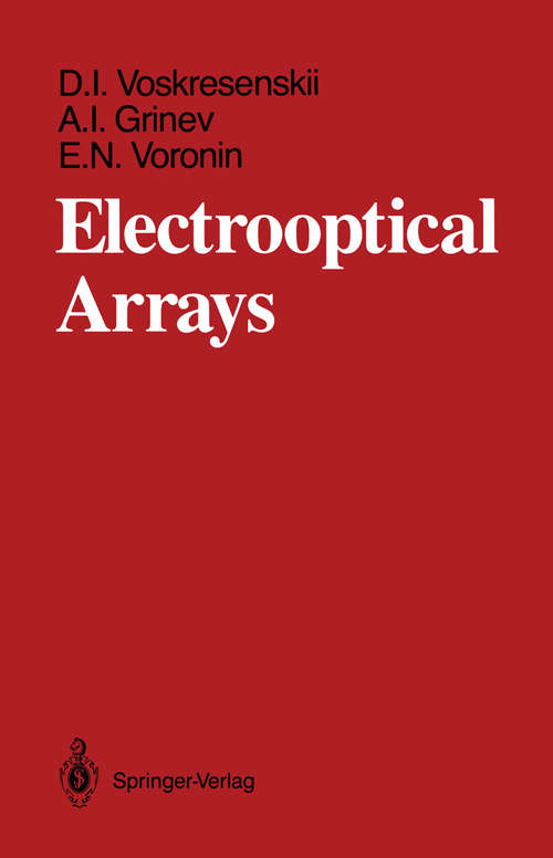 Book cover of Electrooptical Arrays (1989)