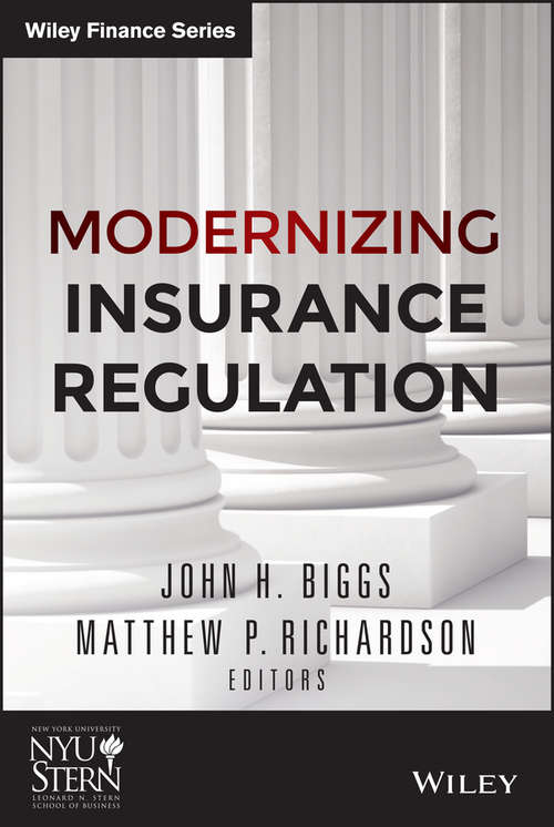 Book cover of Modernizing Insurance Regulation (Wiley Finance)