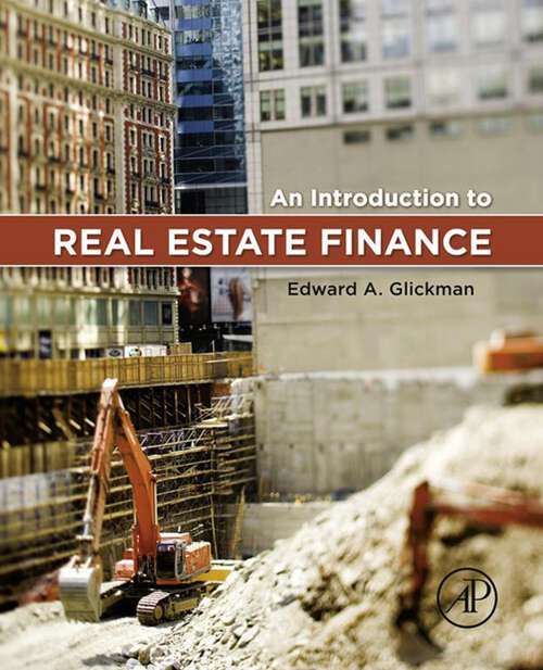 Book cover of An Introduction to Real Estate Finance