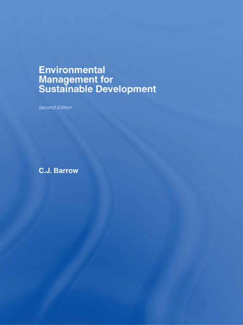 Book cover of Environmental Management for Sustainable Development