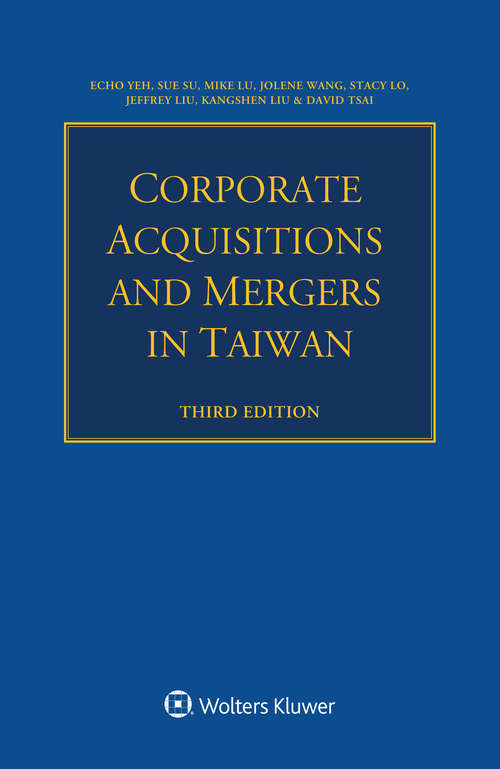 Book cover of Corporate Acquisitions and Mergers in Taiwan (3)