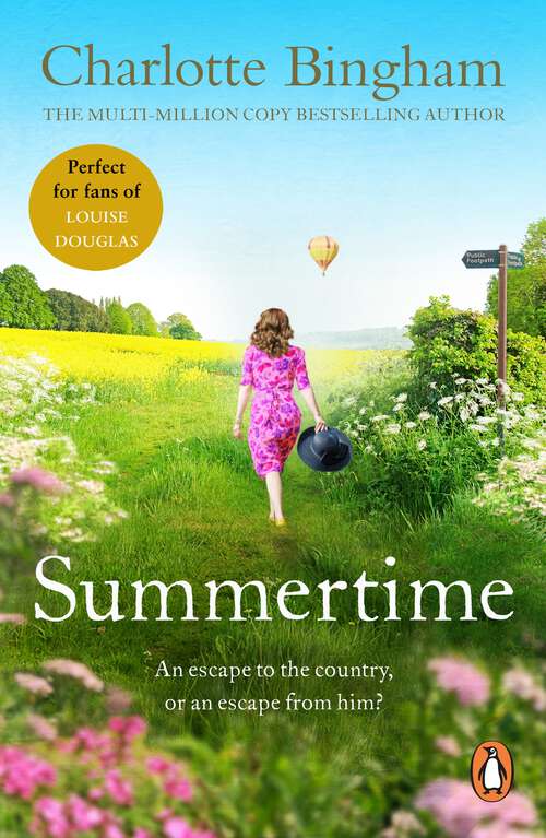 Book cover of Summertime: an intriguing romantic page-turner set in post-war London from bestselling novelist Charlotte Bingham (Windsor Selection Ser.)