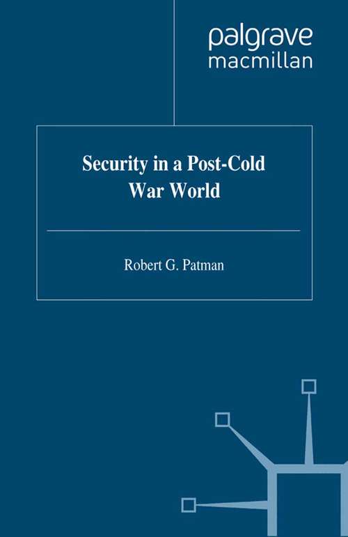 Book cover of Security in a Post-Cold War World (1999)