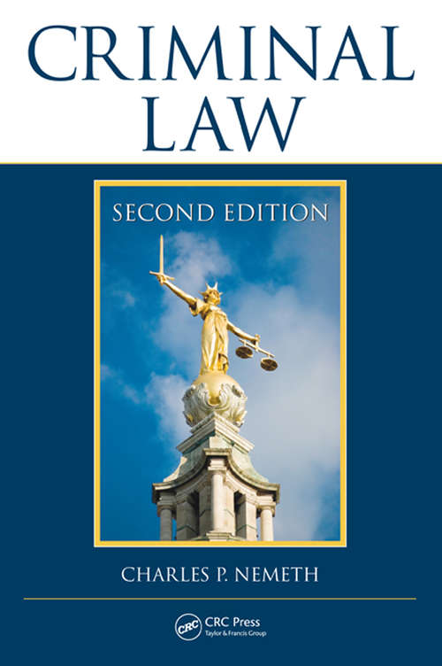 Book cover of Criminal Law