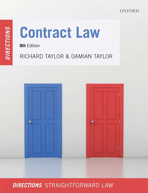 Book cover of Contract Law Directions (8) (Directions)