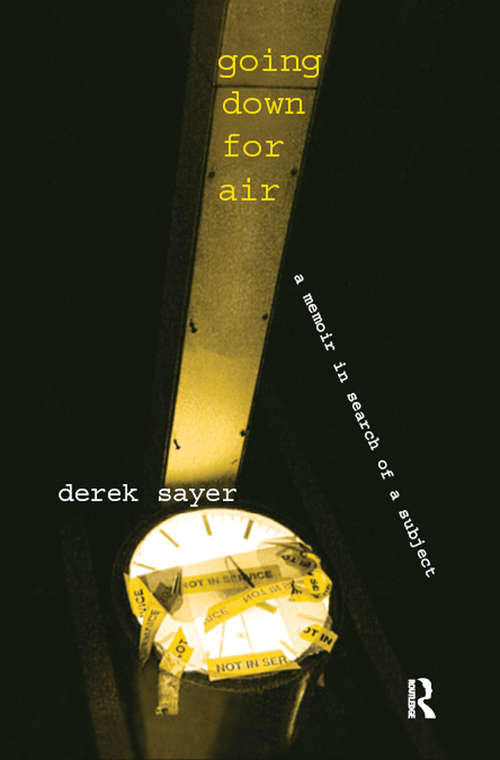 Book cover of Going Down for Air: A Memoir in Search of a Subject