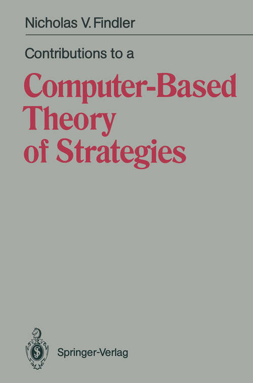 Book cover of Contributions to a Computer-Based Theory of Strategies (1990)