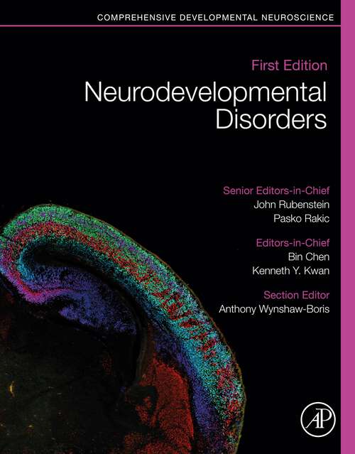 Book cover of Neurodevelopmental Disorders: Comprehensive Developmental Neuroscience