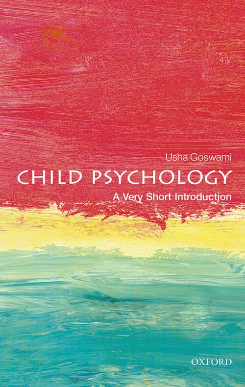 Book cover of Child Psychology (Developmental Psychology: A Modular Course Ser.)