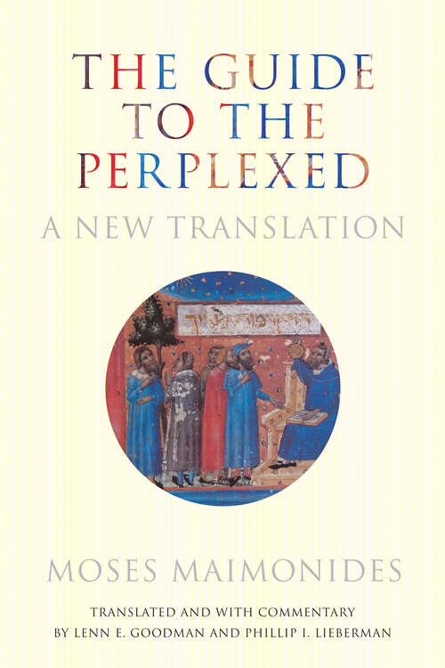Book cover of The Guide to the Perplexed: A New Translation
