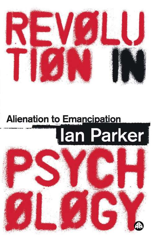 Book cover of Revolution in Psychology: Alienation to Emancipation