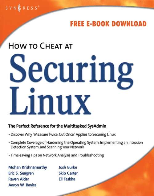 Book cover of How to Cheat at Securing Linux