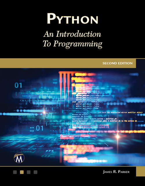 Book cover of Python. An Introduction To Programming: (pdf) (2)