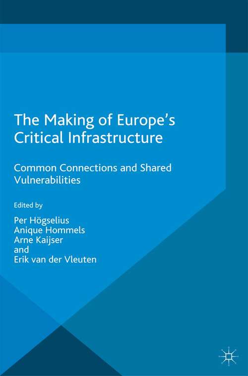 Book cover of The Making of Europe's Critical Infrastructure: Common Connections and Shared Vulnerabilities (2013)