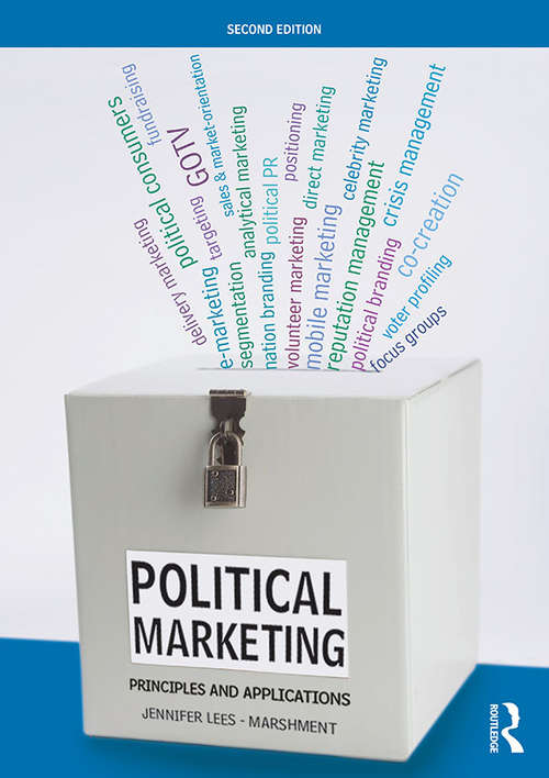 Book cover of Political Marketing: Principles and Applications