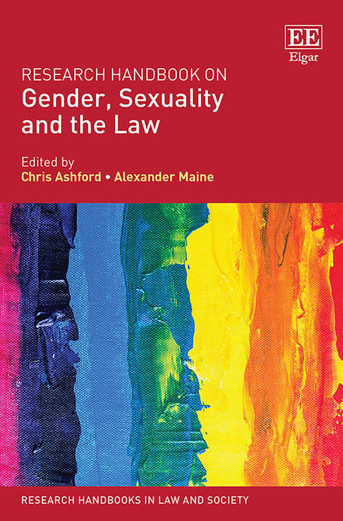 Book cover of Research Handbook on Gender, Sexuality and the Law (Research Handbooks in Law and Society series)