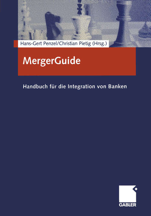 Book cover of MergerGuide: Handbuch für die Integration von Banken (2000)