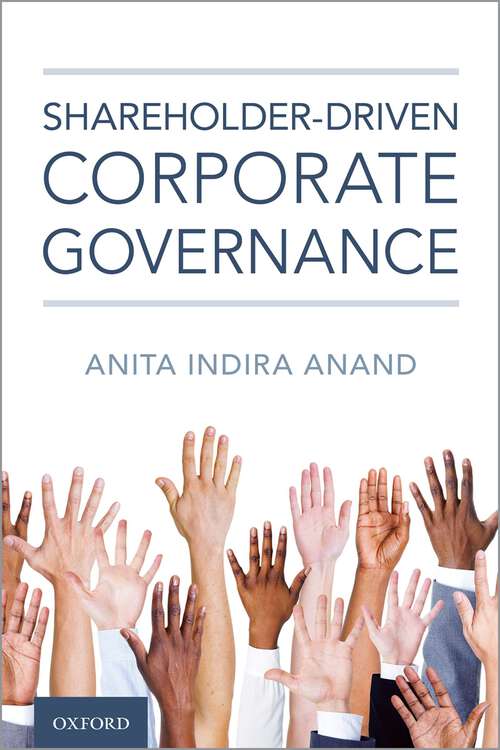 Book cover of Shareholder-driven Corporate Governance