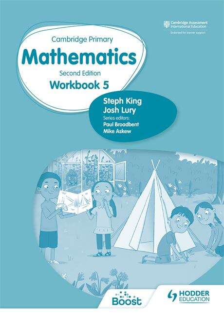 Book cover of Cambridge Primary Mathematics Workbook 5 Second Edition