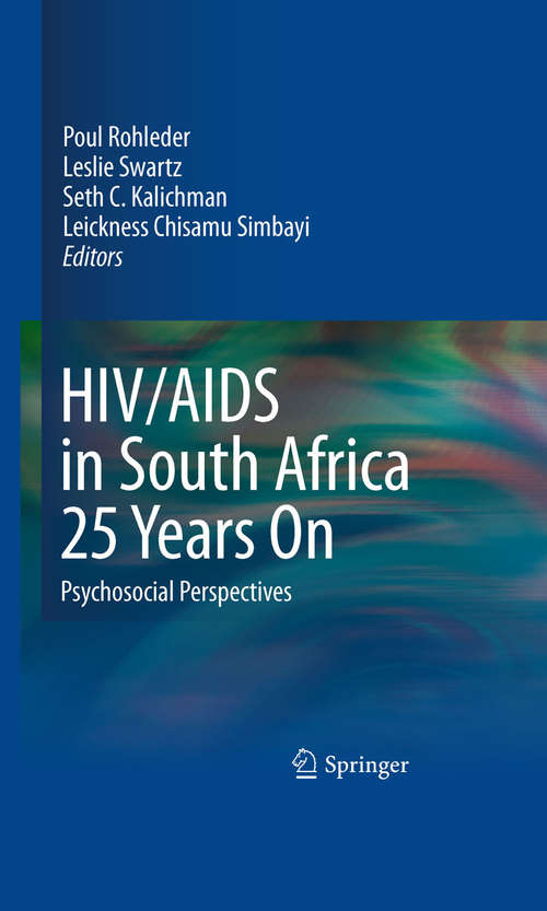 Book cover of HIV/AIDS in South Africa 25 Years On: Psychosocial Perspectives (2010)