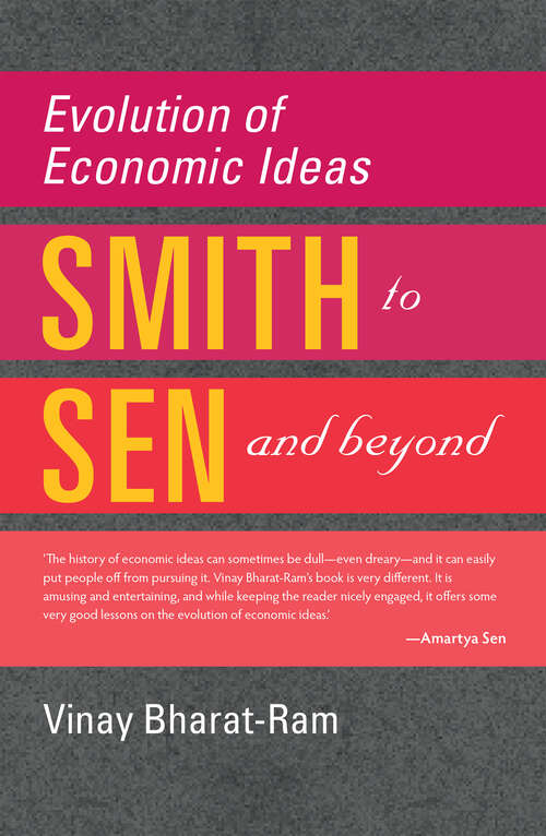 Book cover of Evolution of Economic Ideas: Adam Smith to Amartya Sen and Beyond