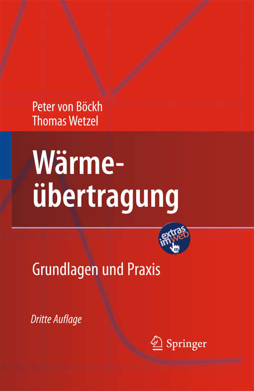 Book cover of Wärmeübertragung: Grundlagen und Praxis (3. Aufl. 2009)