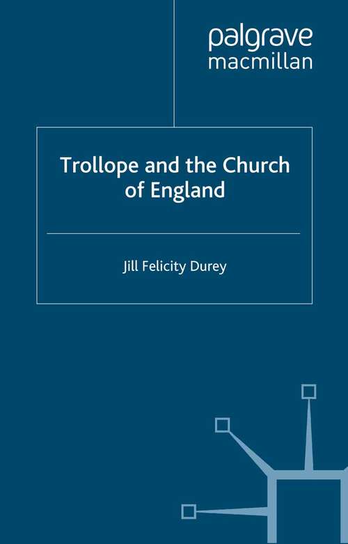 Book cover of Trollope and the Church of England (2002)