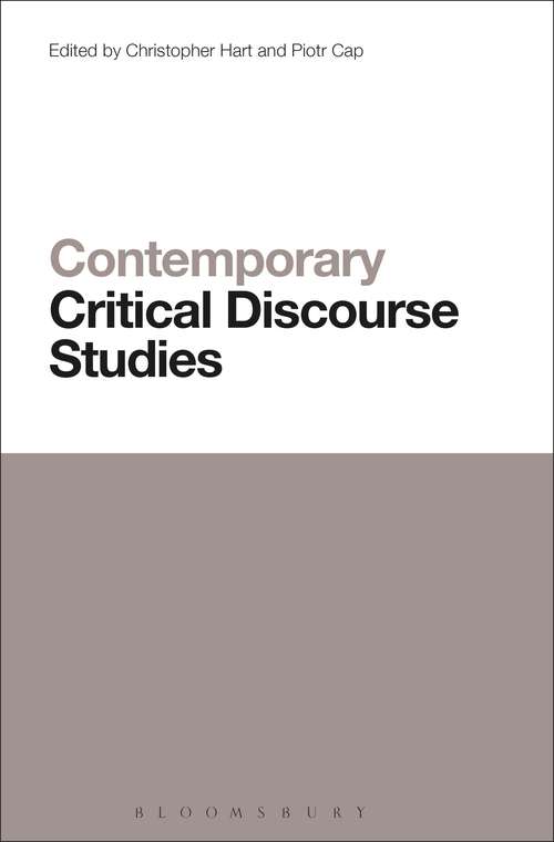 Book cover of Contemporary Critical Discourse Studies (Contemporary Studies in Linguistics)