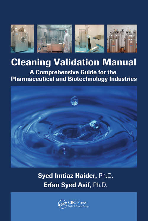 Book cover of Cleaning Validation Manual: A Comprehensive Guide for the Pharmaceutical and Biotechnology Industries