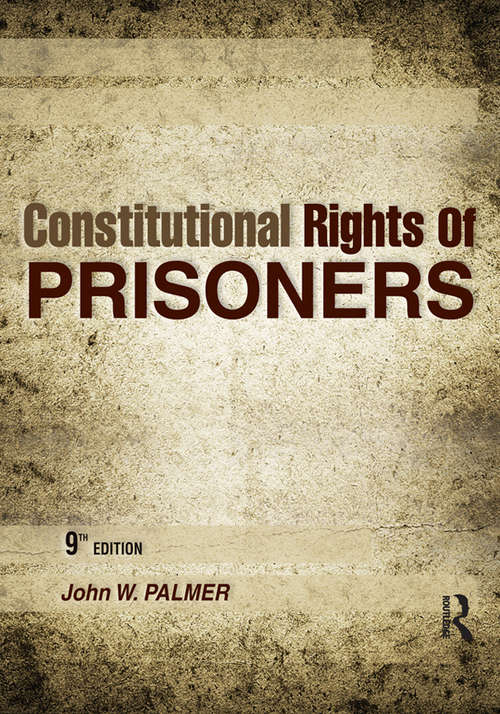 Book cover of Constitutional Rights of Prisoners