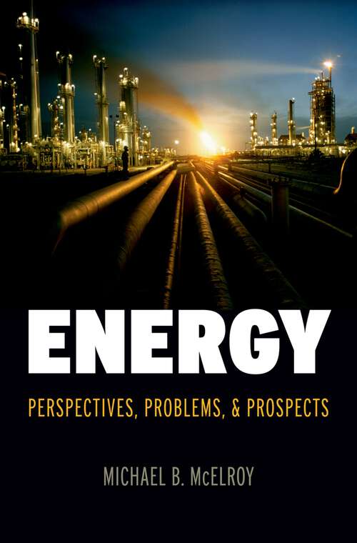 Book cover of Energy: Perspectives, Problems, and Prospects