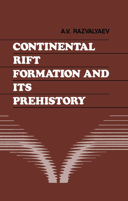 Book cover of Continental Rift Formation and its Prehistory