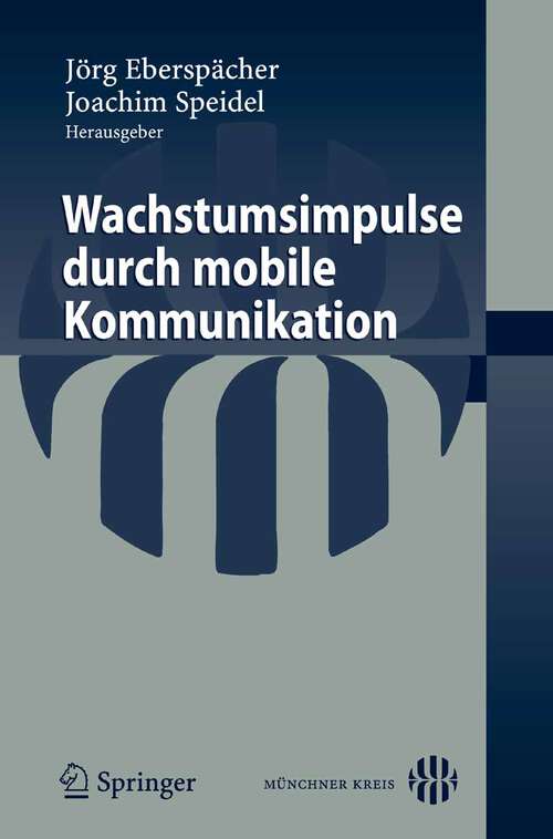 Book cover of Wachstumsimpulse durch mobile Kommunikation (2007)