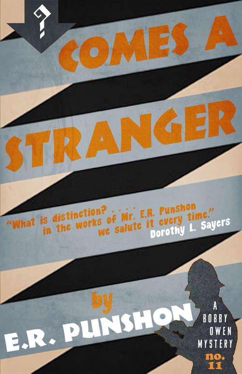 Book cover of Comes a Stranger: A Bobby Owen Mystery