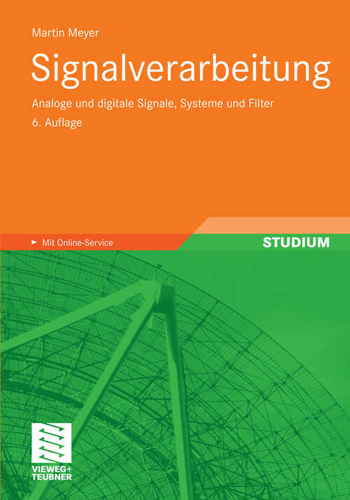 Book cover of Signalverarbeitung: Analoge und digitale Signale, Systeme und Filter (6. Aufl. 2011)