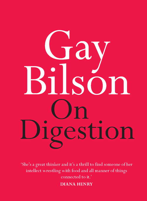 Book cover of On Digestion (On Series)