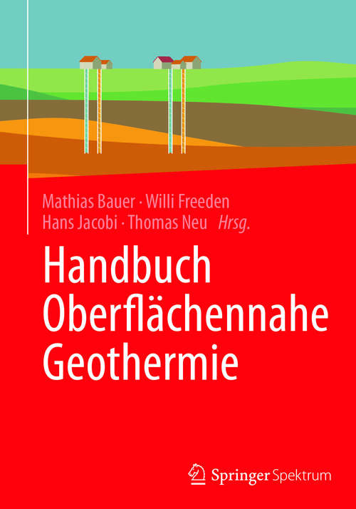 Book cover of Handbuch Oberflächennahe Geothermie (1. Aufl. 2018)
