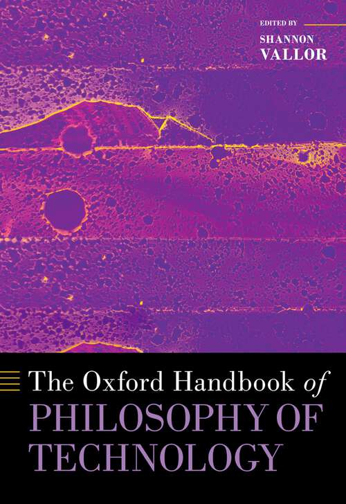 Book cover of The Oxford Handbook of Philosophy of Technology (Oxford Handbooks)