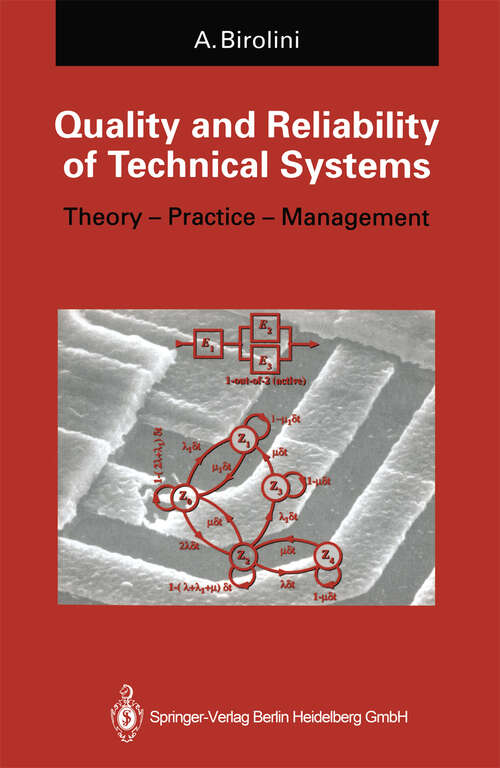 Book cover of Quality and Reliability of Technical Systems: Theory - Practice - Management (1994)