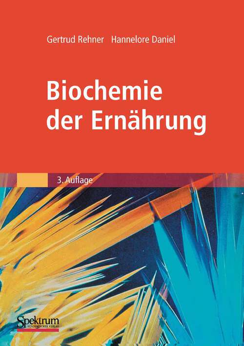 Book cover of Biochemie der Ernährung (3. Aufl. 2010)