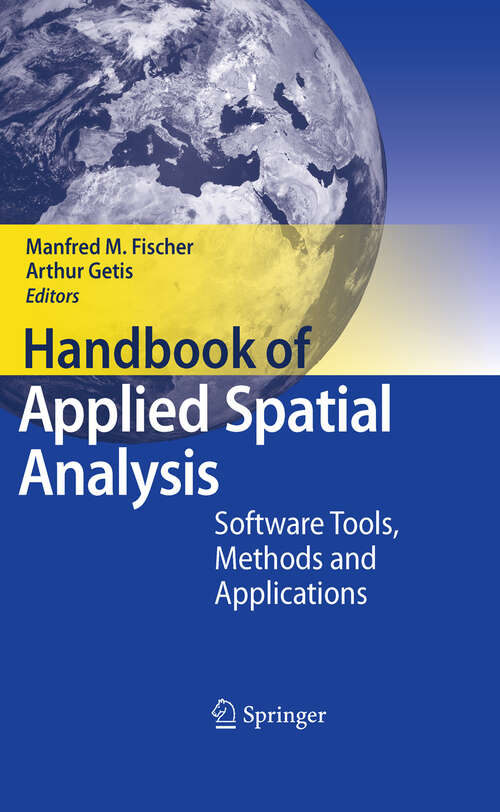 Book cover of Handbook of Applied Spatial Analysis: Software Tools, Methods and Applications (2010)