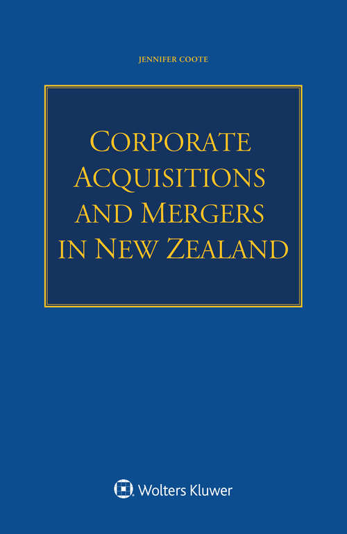 Book cover of Corporate Acquisitions and Mergers in New Zealand