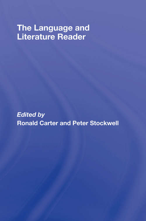 Book cover of The Language and Literature Reader